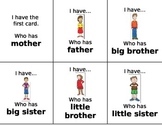 I Have Who Has Family loop cards