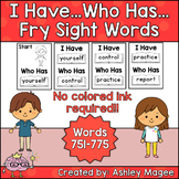 I Have Who Has Fry Words - 31st Group of 25 Words (Words 7