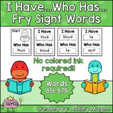 I Have Who Has Fry Words - 35th Group of 25 Words (Words 8