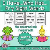 I Have Who Has Fry Words - 36th Group of 25 Words (Words 8
