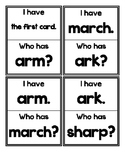 I Have. Who Has? GAME (R Controlled Vowel-AR)