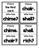 I Have. Who Has? GAME (SH and CH digraphs)