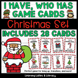 I Have Who Has Game Cards Christmas Game December Vocabula
