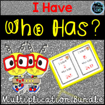 Preview of I Have, Who Has Multiplication | Multiplication Games | Multiplying by 1 -12