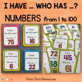 I Have Who Has Game - Numbers from 1 to 100