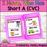 I Have Who Has Short A Words (CVC) Phonics Game Activity f