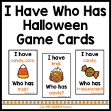I Have Who Has Halloween ELD Game Cards