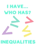 I Have Who Has Inequalities