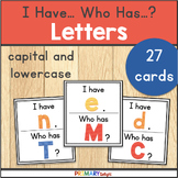 Alphabet Letters Game with I Have Who Has | Capital and Lo