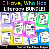 I Have Who Has Literacy Games Bundle Phonics Word Reading 