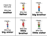 I Have Who Has Loop cards Family Members