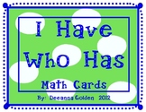 I Have Who Has Math Cards