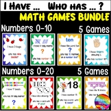 I Have Who Has Math Games