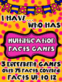I Have Who Has Multiplication Facts Games (Up to 12's)