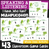 I Have Who Has Multiplication Game Printable Cards (Multip