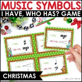 Elementary Music Symbols Christmas Game - I Have Who Has? 