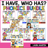 I Have Who Has - Phonics Games - CVC - Blends - Digraphs -