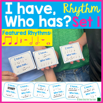 Preview of I Have Who Has Rhythm Game Set 1