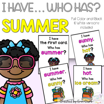 I Have Who Has SUMMER WORDS Game by Miss Clark's Spoonful | TPT