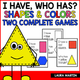 I Have Who Has Shapes and Colors - Shapes Game - Colors Game