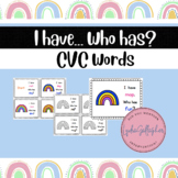I Have, Who Has? Short Vowel Practice Game for CVC Words