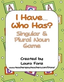 I Have, Who Has Singular and Plural Nouns Game and Languag