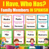 I Have, Who Has? Spanish Family Members Vocabulary Flashcards Game in Spanish