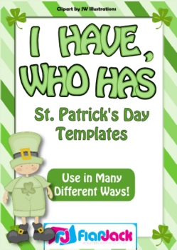 Preview of "I Have, Who Has" St. Patrick's Day Game Templates - FREE