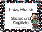 I Have, Who Has- States and Capitals