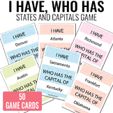 I Have, Who Has States and Capitals Game
