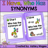 I Have Who Has Synonyms - Similar Word Game Activity for P