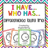 I Have, Who Has: Telling Time (DIFFERENTIATED!)