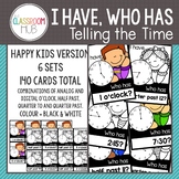 Telling Time Game - I Have Who Has - Group Activity - Happy Kids
