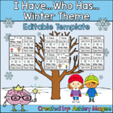 I Have Who Has Template - Winter Theme