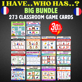 I Have, Who Has Vocabulary Bundle in French | Interactive 