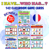 I Have, Who Has Vocabulary Bundle in French.Vocabulary Activity
