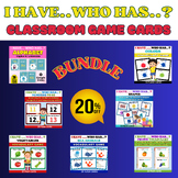 I Have, Who Has Vocabulary Game Bundle | Interactive Readi