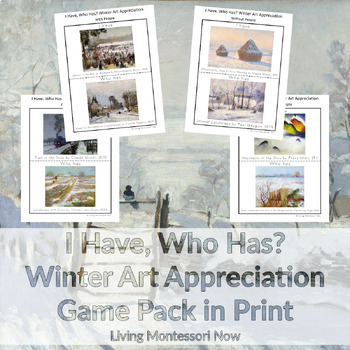 Preview of I Have, Who Has? Winter Art Appreciation Game Pack in Print