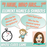 "I Have, Who Has" for Element Names and Symbols - FUN Scie