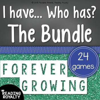 Preview of I Have, Who has? Forever Growing Bundle!