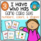 I Have Who Has Game Card Set