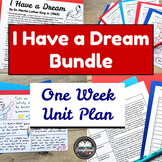 I Have a Dream Bundle 1 Week Unit Activities - MLK Day - B