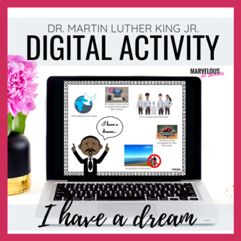 Preview of I Have a Dream Activity | MLK Jr | Digital & Printable