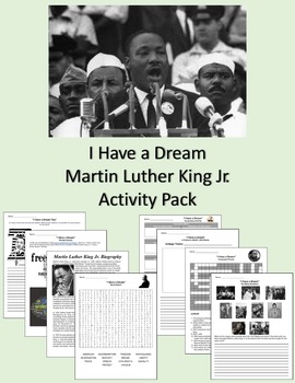 Preview of I Have a Dream - Martin Luther King Jr - Activity Pack