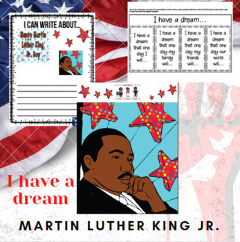 Preview of I Have a Dream | Martin Luther King Jr. Craft | Black History Month| MLK