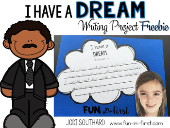 Preview of I Have a Dream Martin Luther King, Jr. Writing FREEBIE