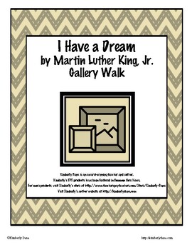 Preview of I Have a Dream Speech Gallery Walk