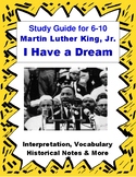 I Have a Dream Speech Handout to Support Analysis and Clos