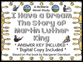 Preview of I Have a Dream: The Story of Martin Luther King (Davidson) Book Study