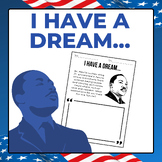I Have a Dream Writing Prompt | Black History Month Activities
